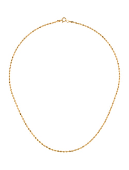 - 14K Chain Necklace Yellow