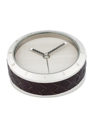 Bottega Veneta Intrecciato Desk Clock