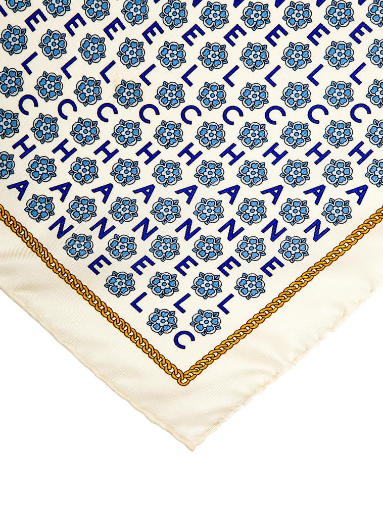 Chanel Camellia Pocket Square