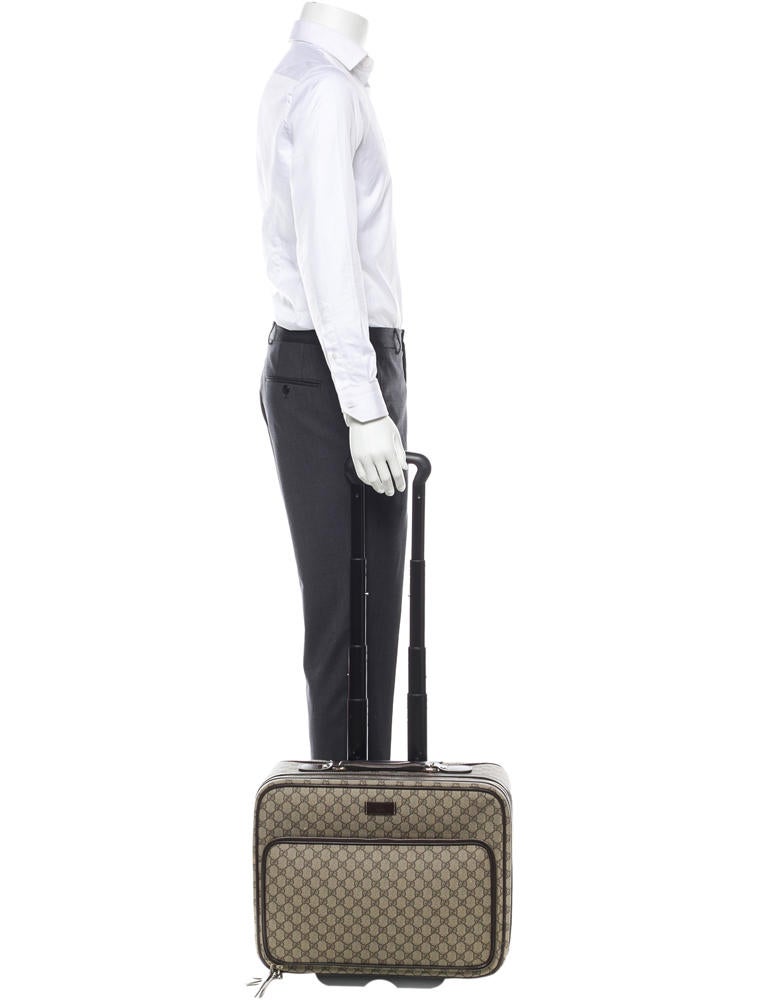 Gucci GG Rolling Suitcase Luggage 0GU21771 The RealReal