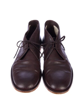 Prada Leather Chukka Boots