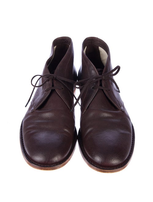 Prada Leather Chukka Boots