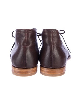 Prada Leather Chukka Boots