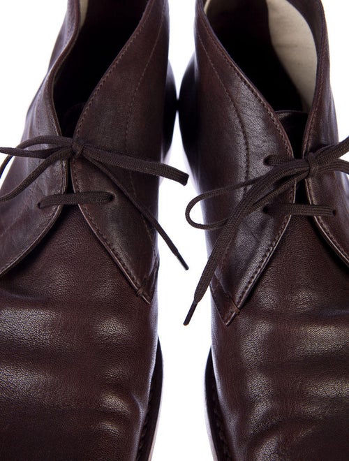 Prada Leather Chukka Boots