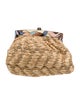 13BC Straw Evening Bag