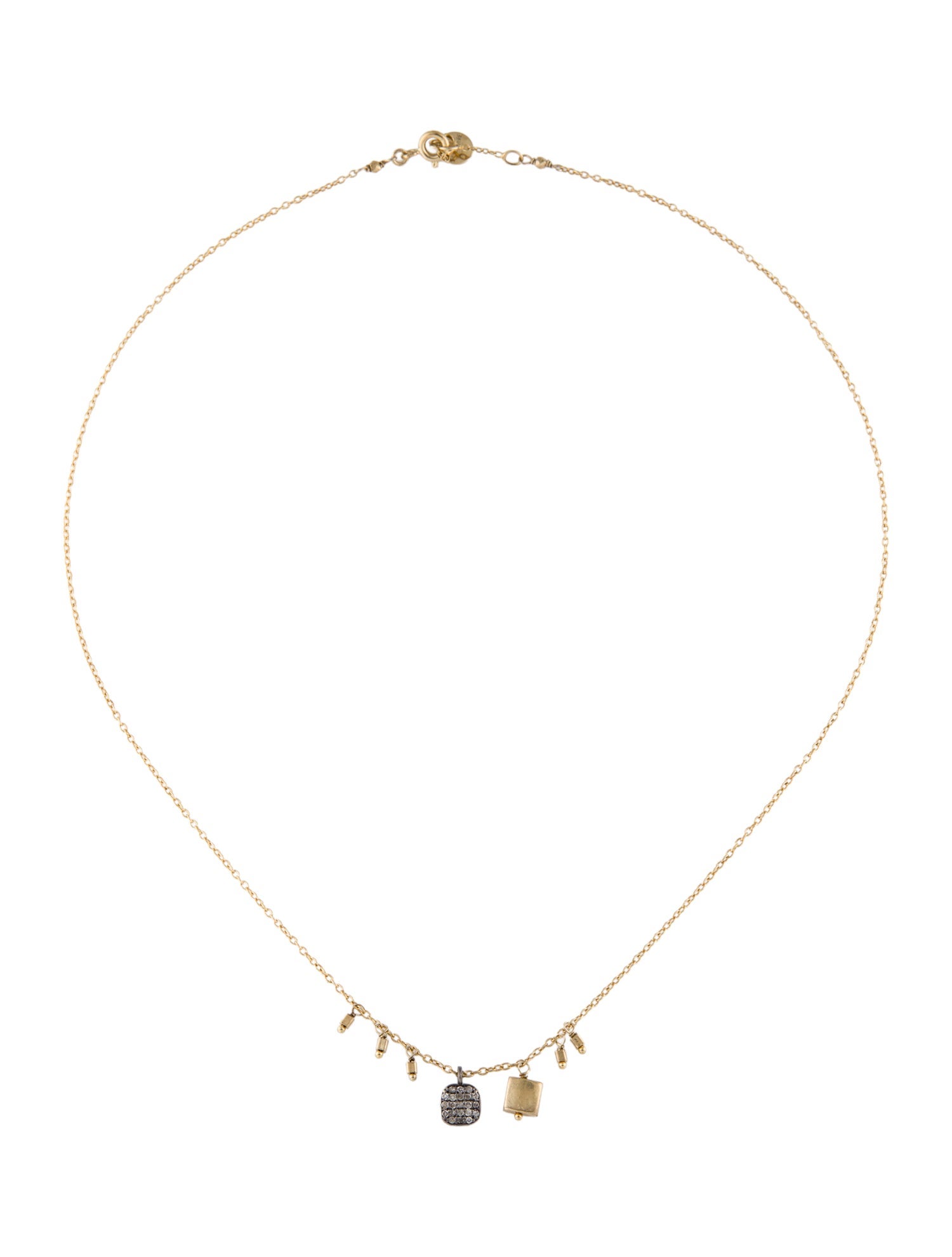 5 Octobre Diamond Mini Necklace