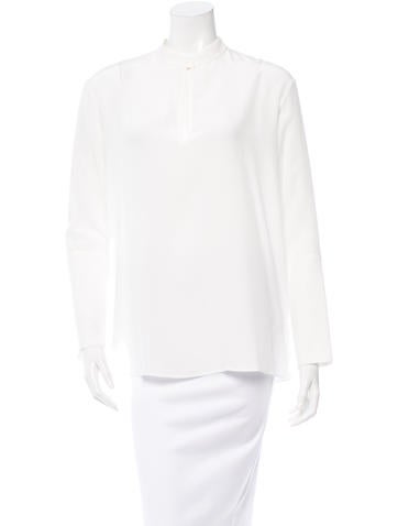 Protagonist Silk Keyhole Top