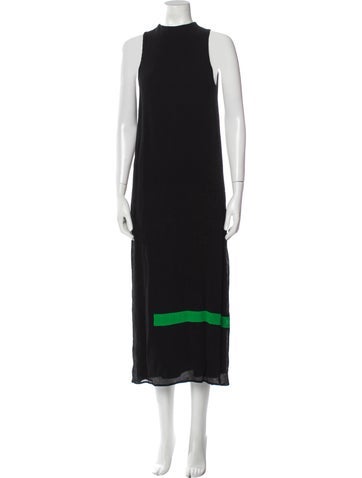 Protagonist Dresses Mock Neck Long Dress US 2 | XS