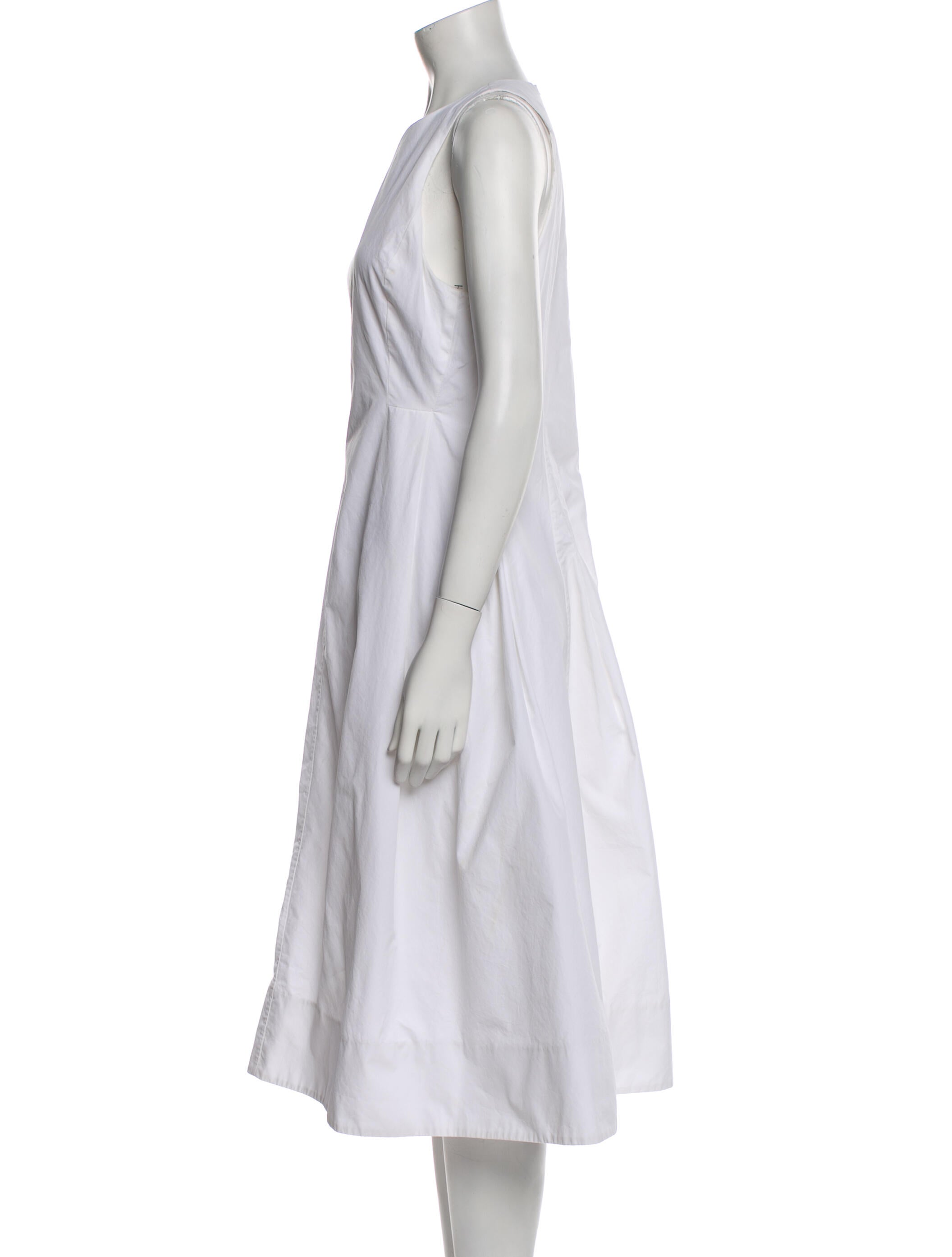 Protagonist Crew Neck Midi Length Dress