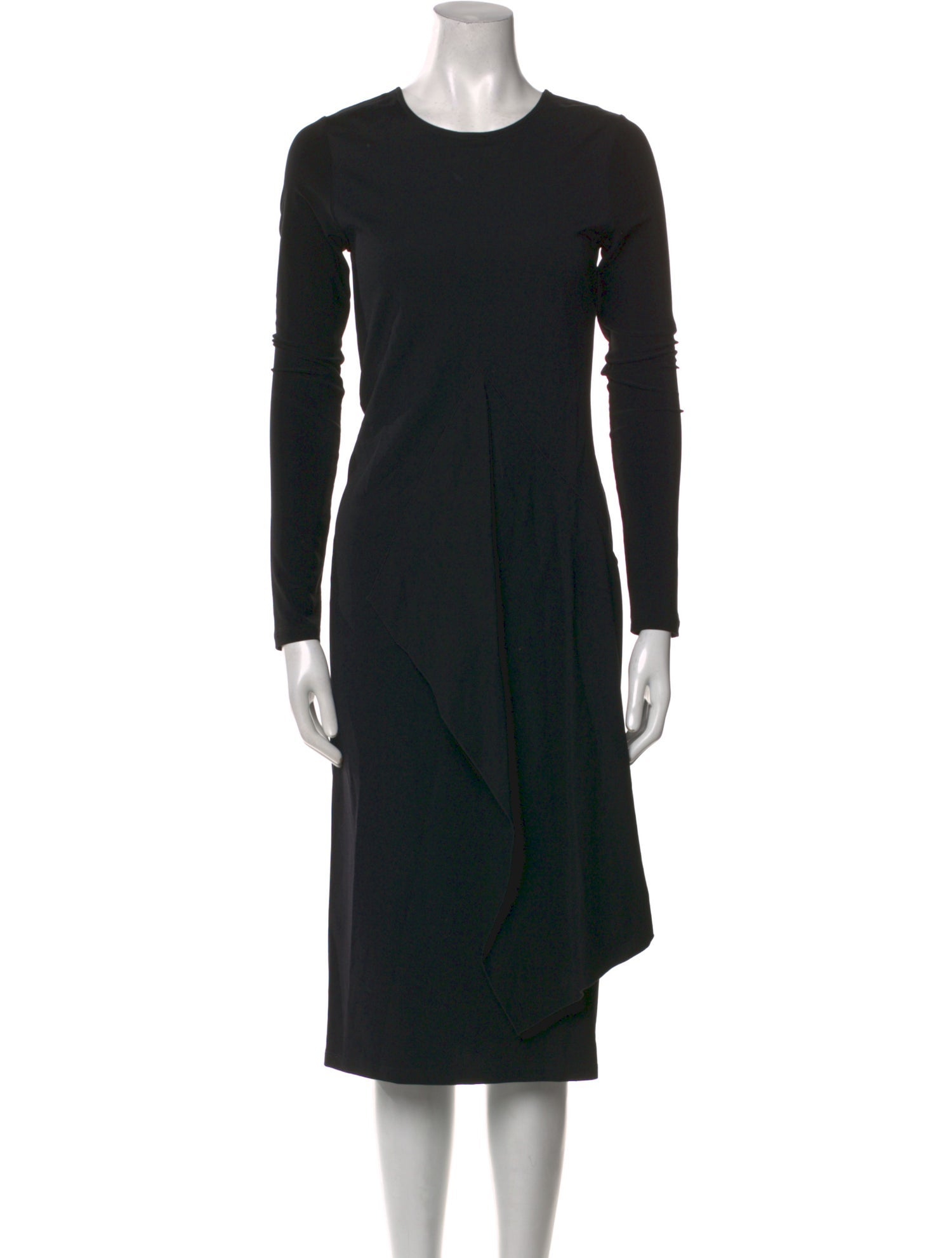 Protagonist Crew Neck Midi Length Dress