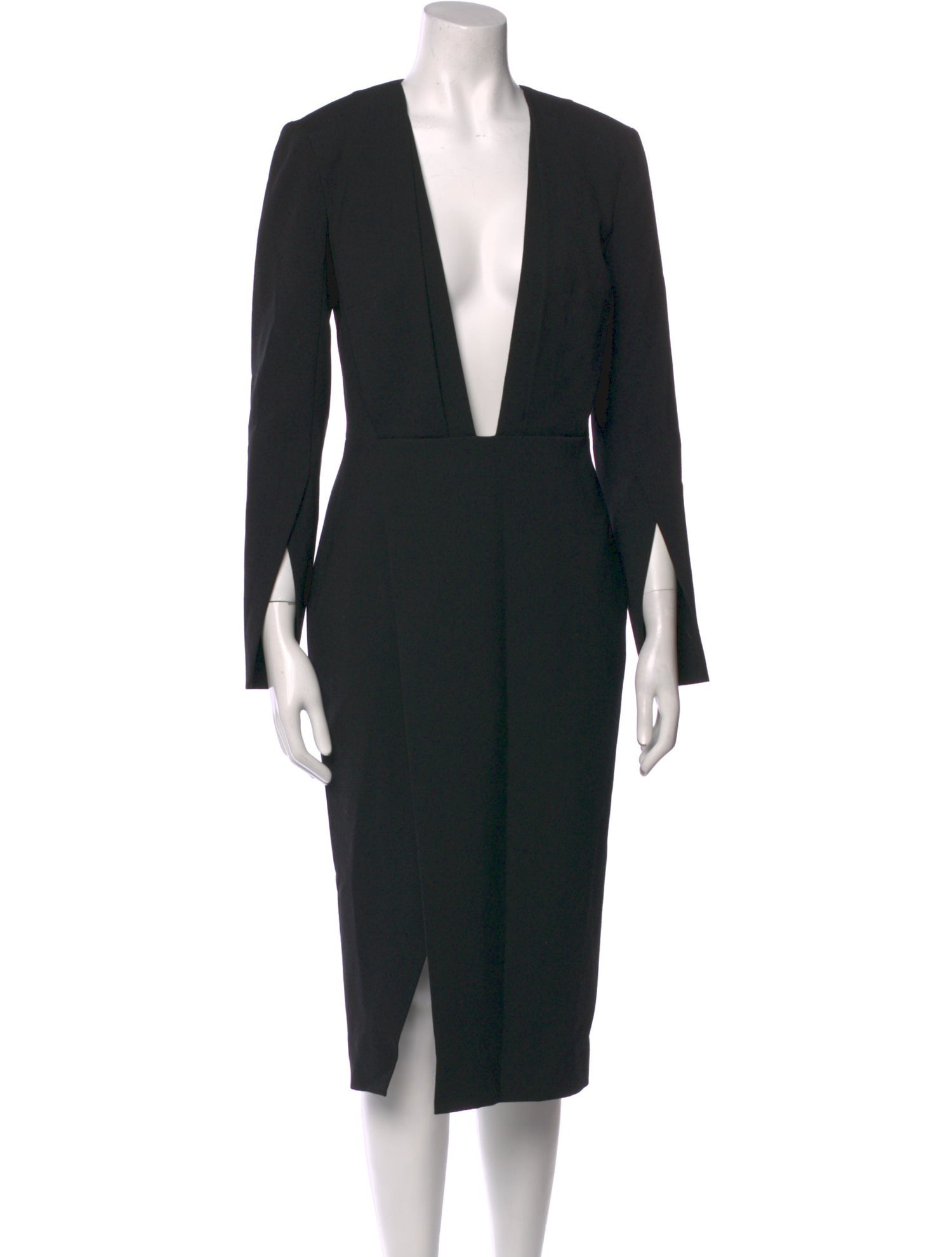 Protagonist V-Neck Midi Length Dress