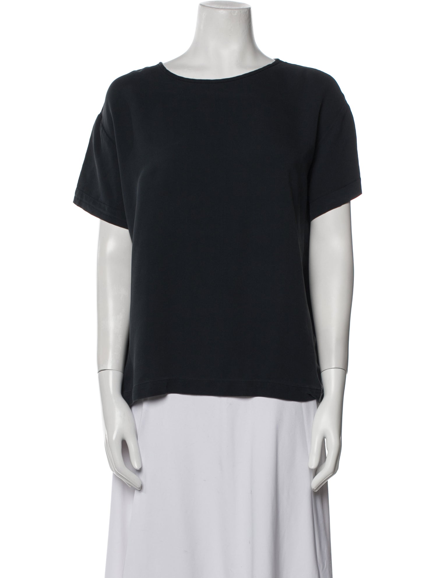 Protagonist Silk Bateau Neckline T-Shirt