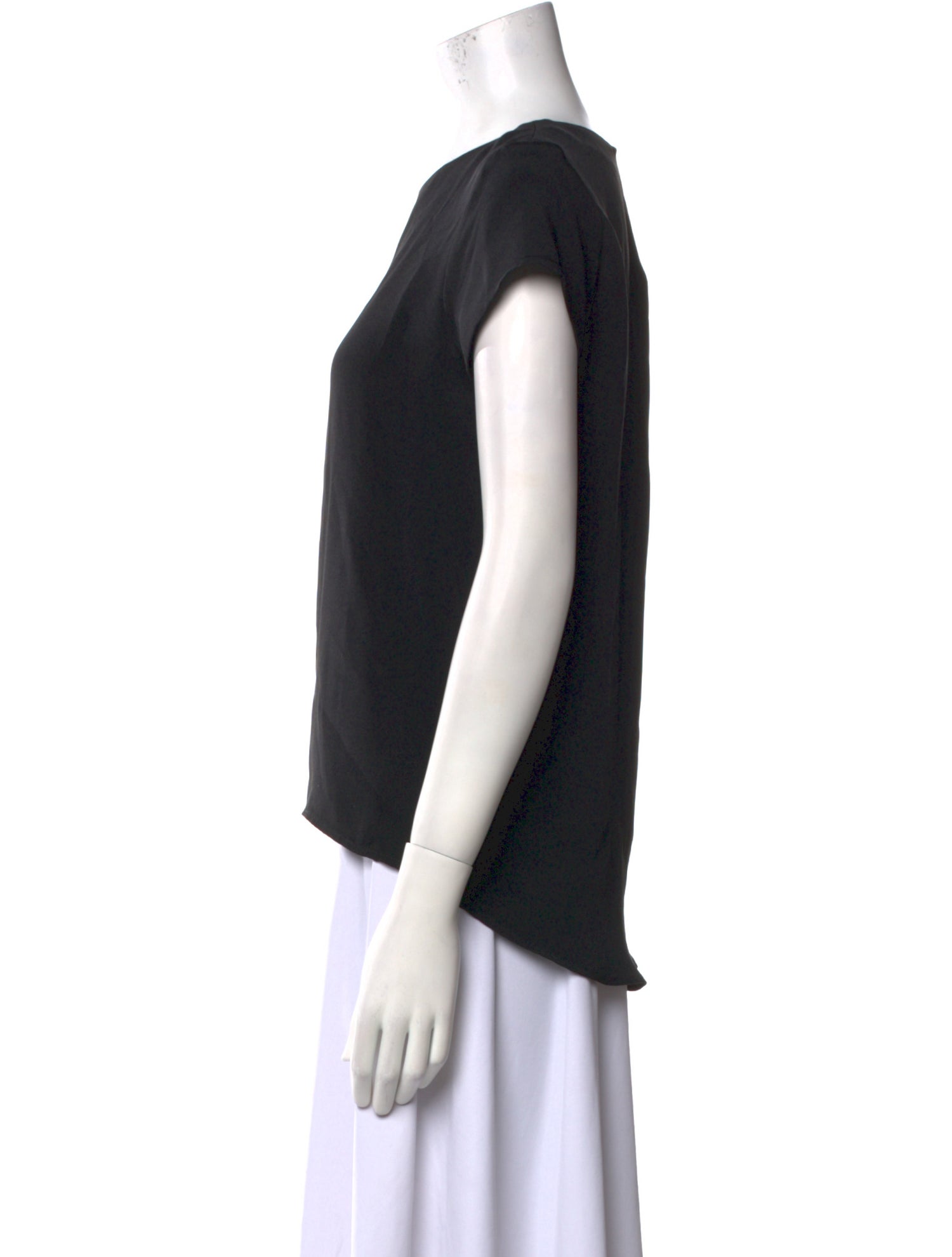 Protagonist Silk Bateau Neckline T-Shirt