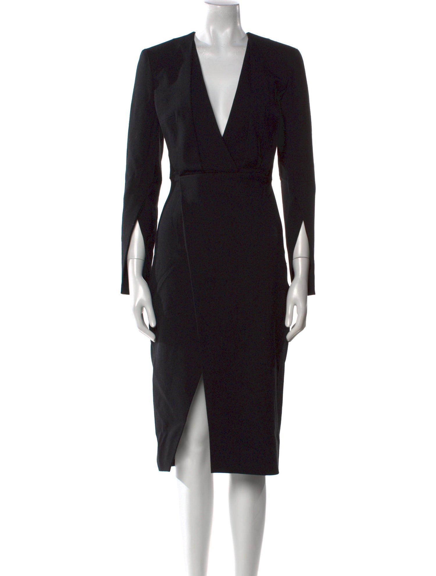 Protagonist V-Neck Midi Length Dress