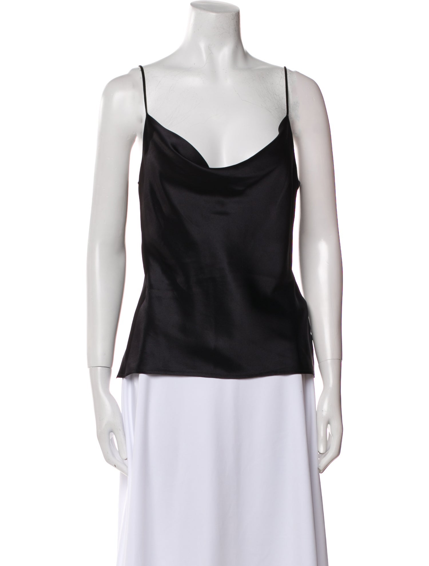 Protagonist Silk Cowl Neck Top