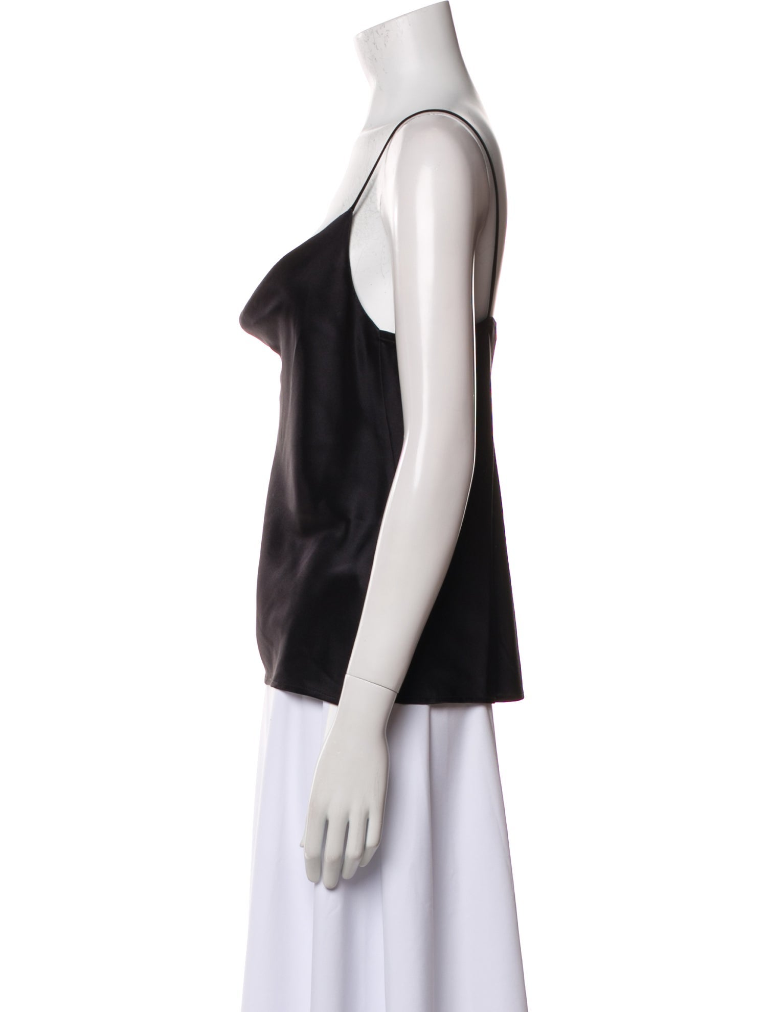 Protagonist Silk Cowl Neck Top