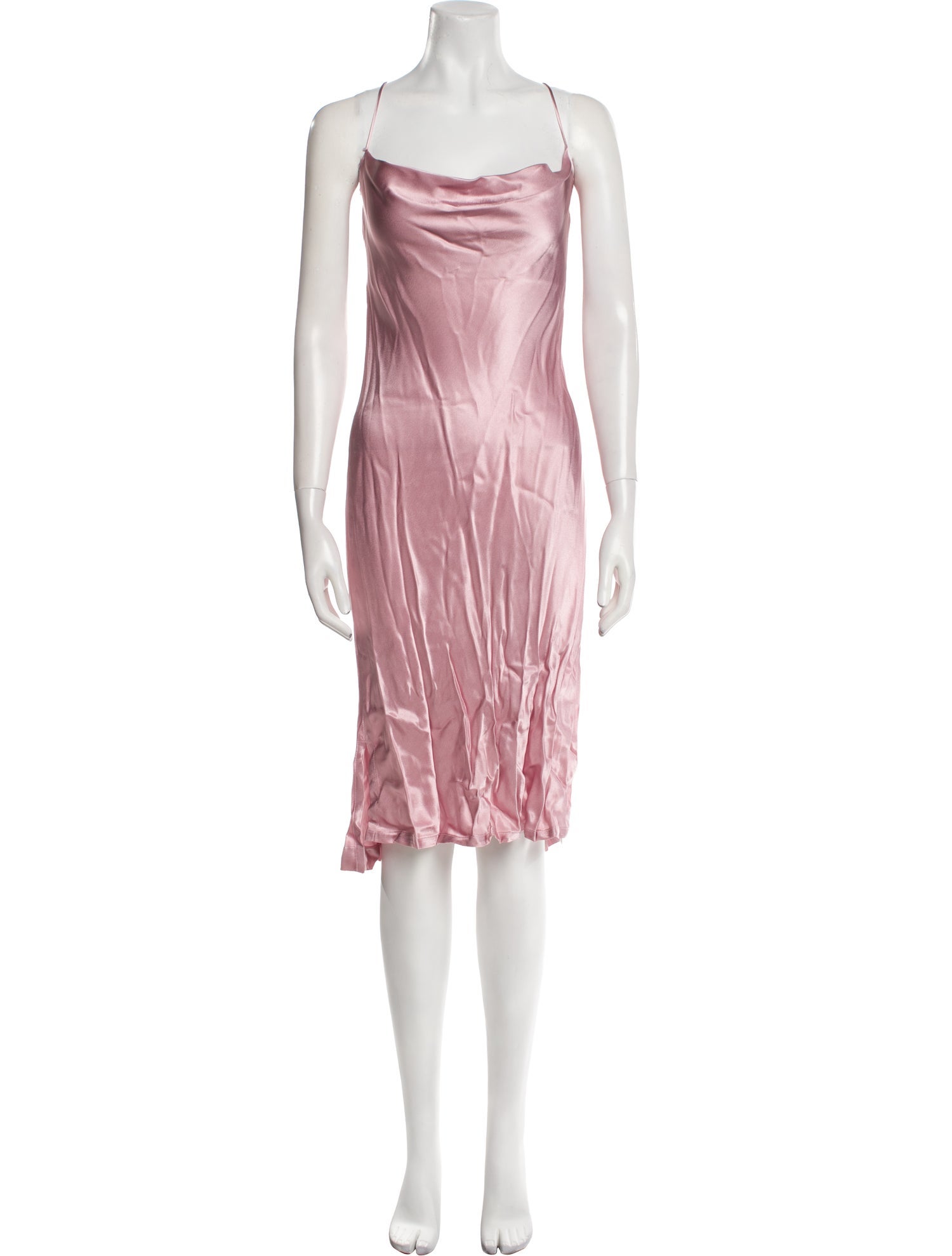 Protagonist Square Neckline Midi Length Dress