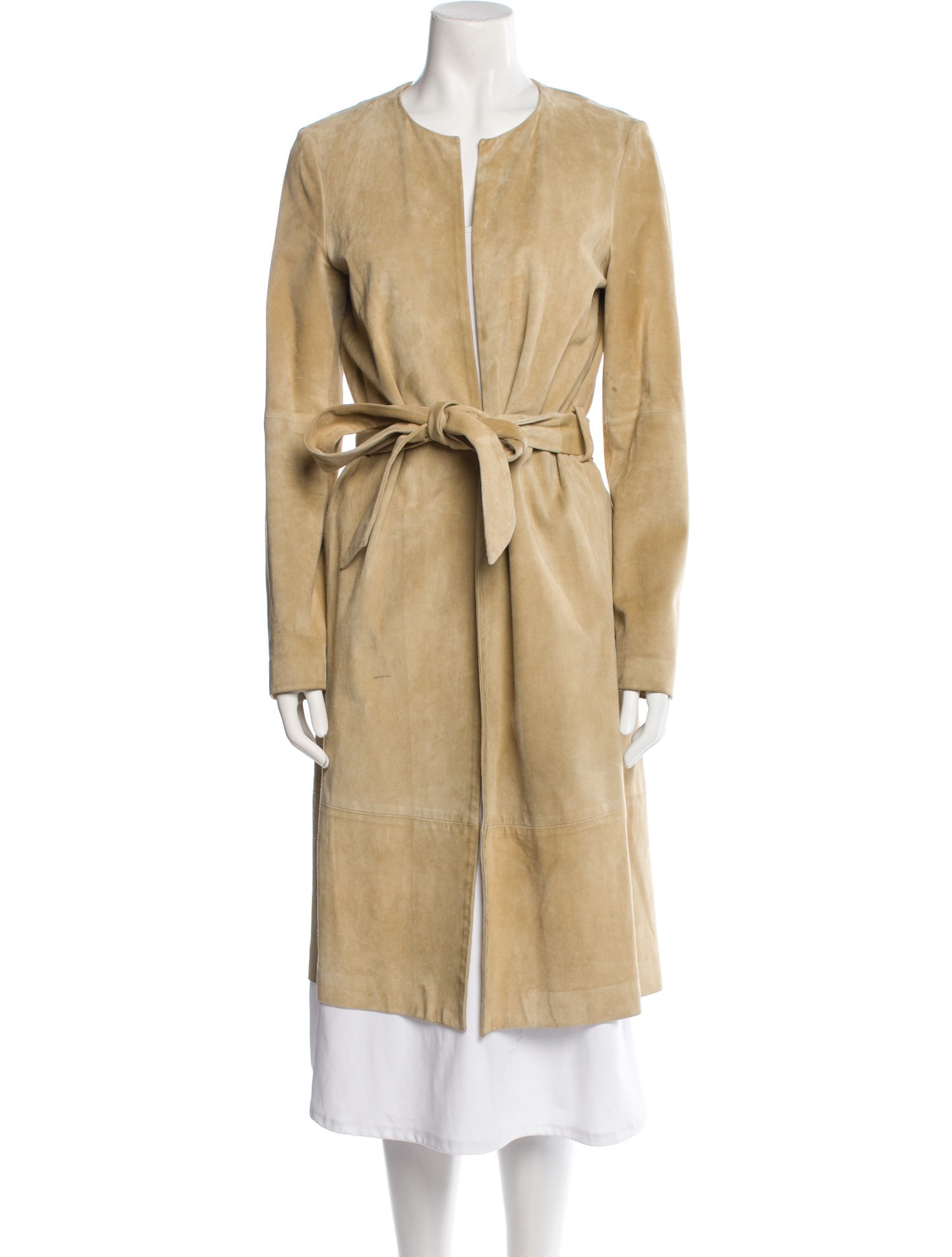 Protagonist Suede Trench Coat