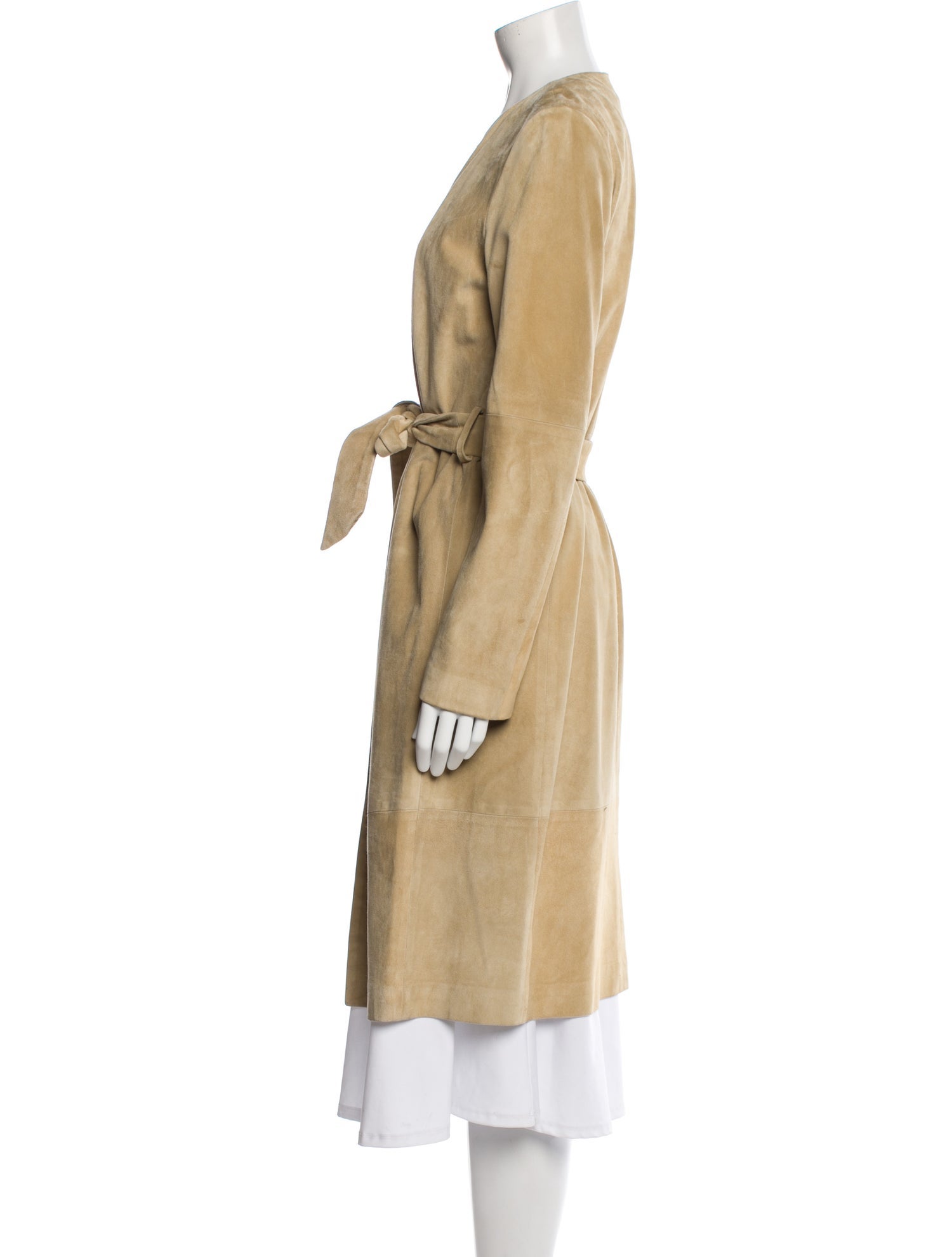 Protagonist Suede Trench Coat