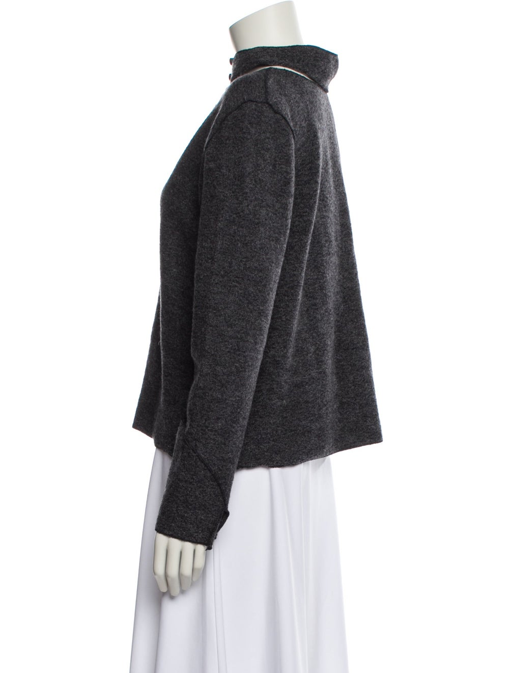 Protagonist Wool Mock Neck Sweater - image 2