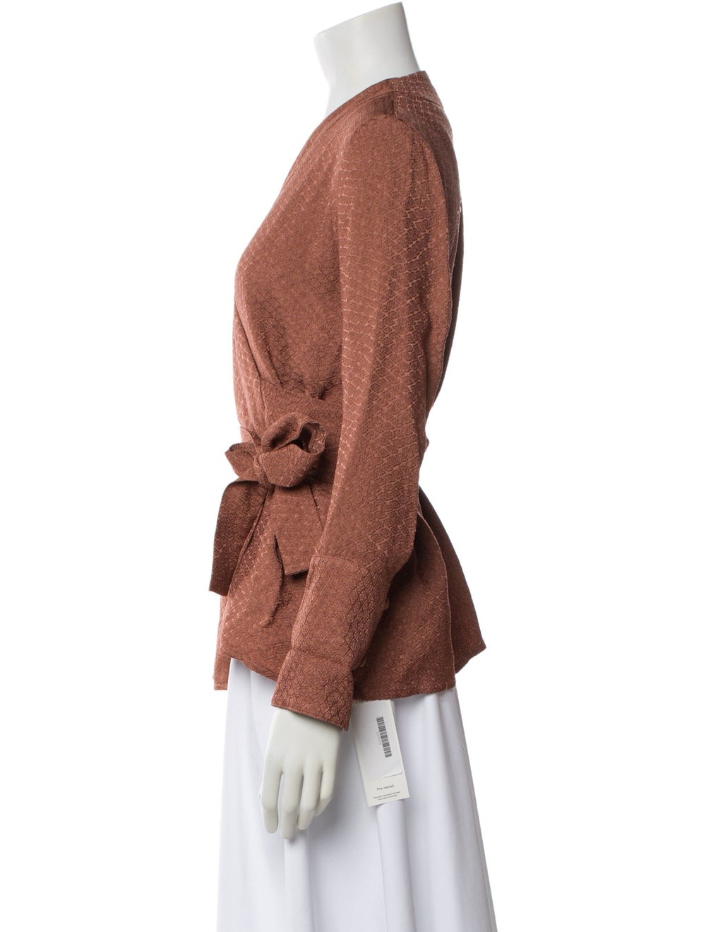 Protagonist Patterned V-Neck Blouse - image 2