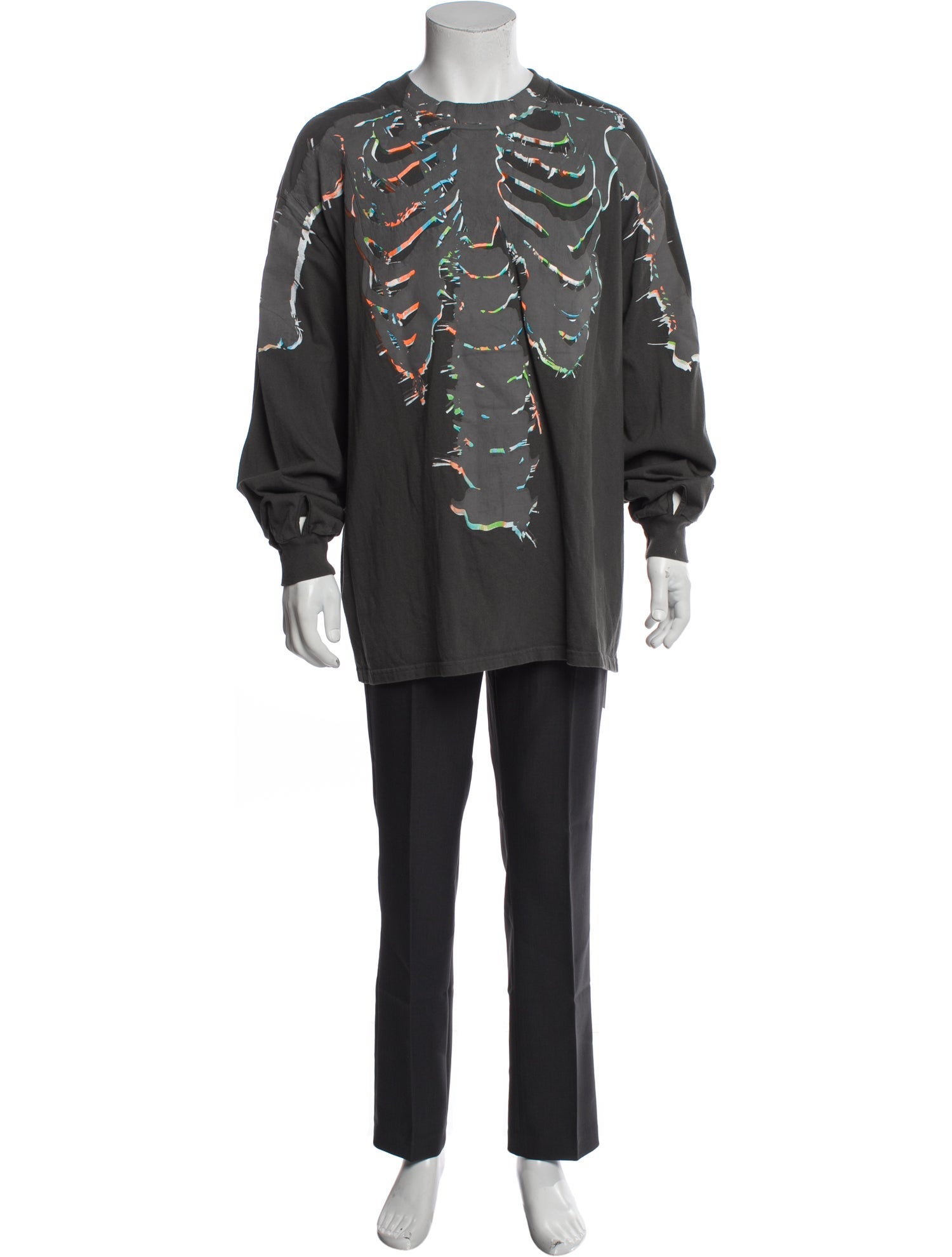 99% Is Printed Crew Neck Henley