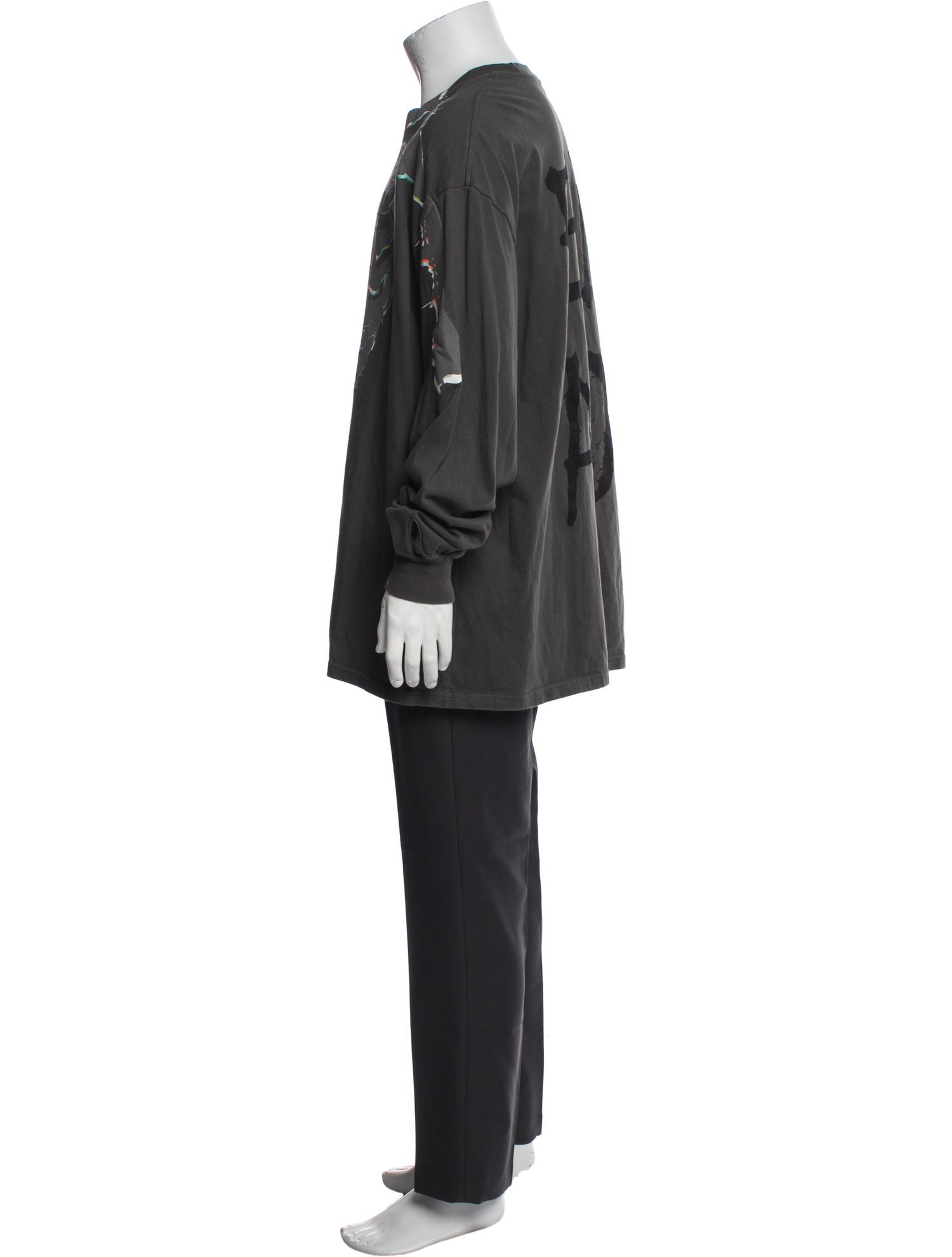 99% Is Printed Crew Neck Henley