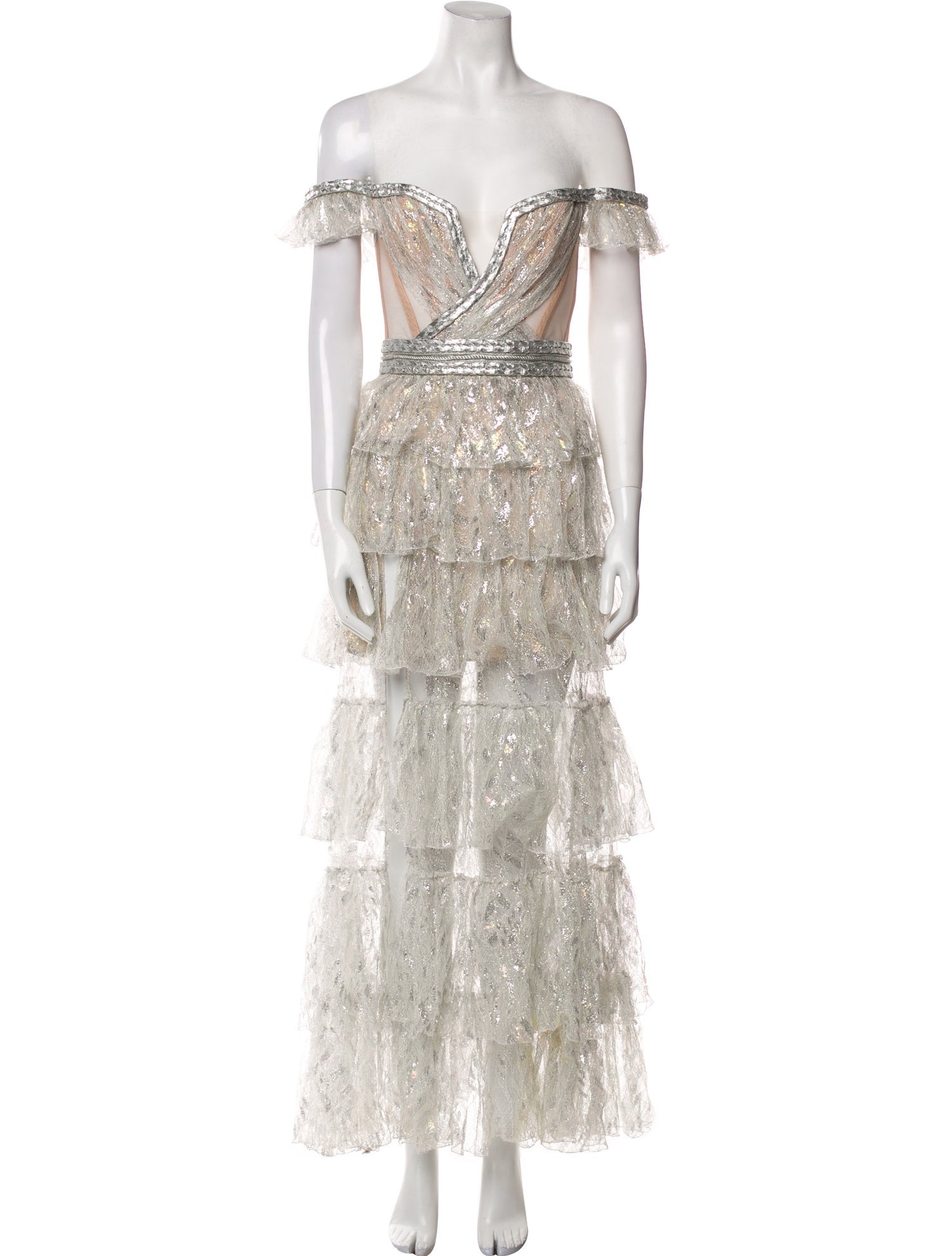 Aadnevik Lace Pattern Long Dress