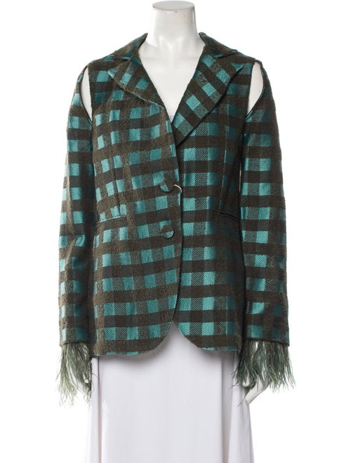 Silvia Tcherassi Tweed Pattern Evening Jacket