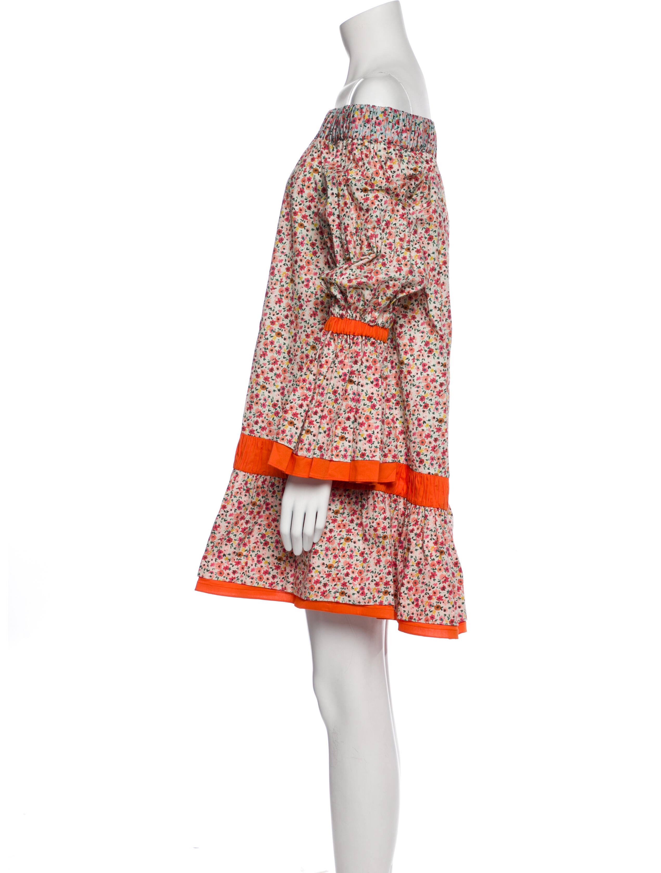 Silvia Tcherassi Floral Print Mini Dress w/ Tags