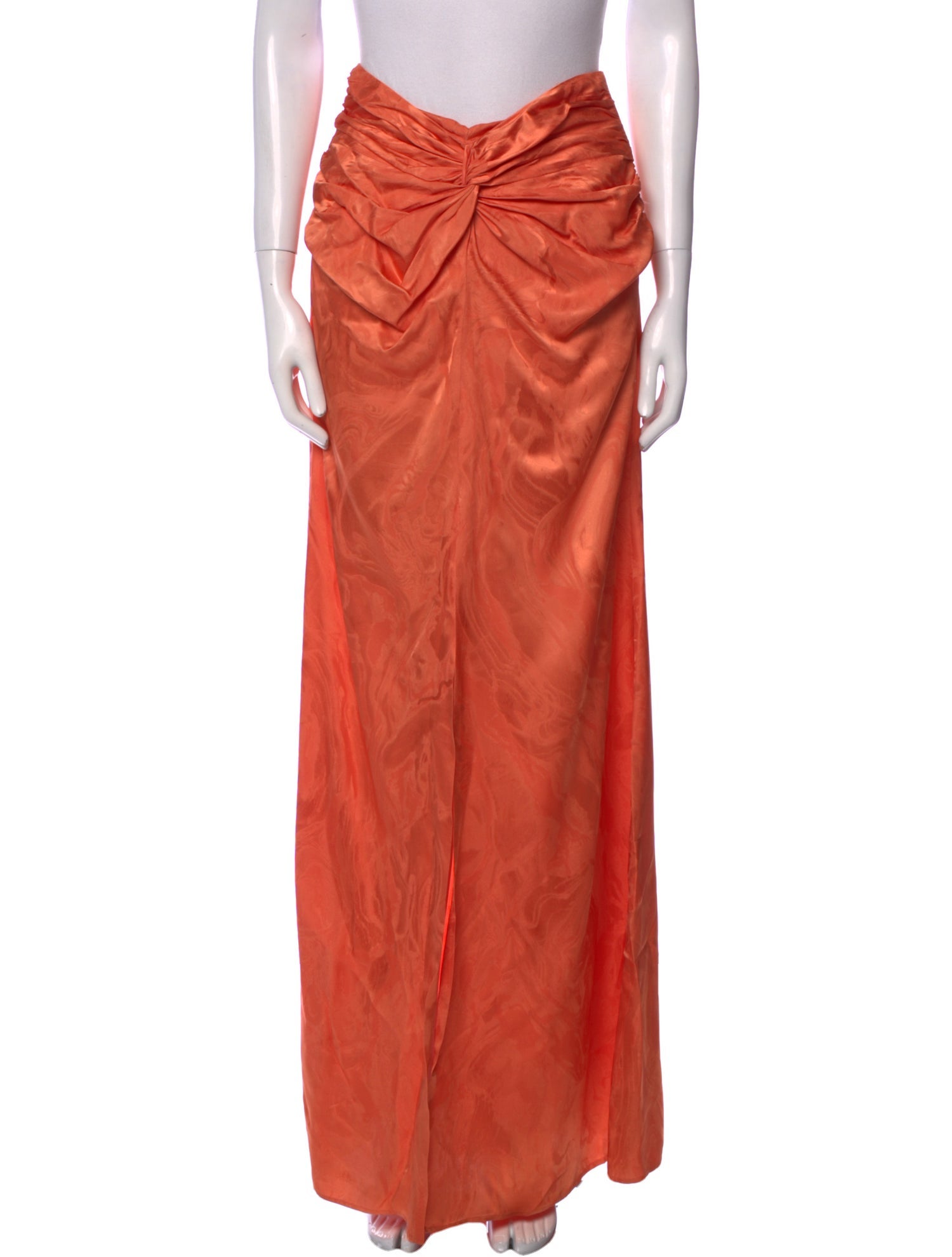 Silvia Tcherassi Pleated Accents Long Skirt