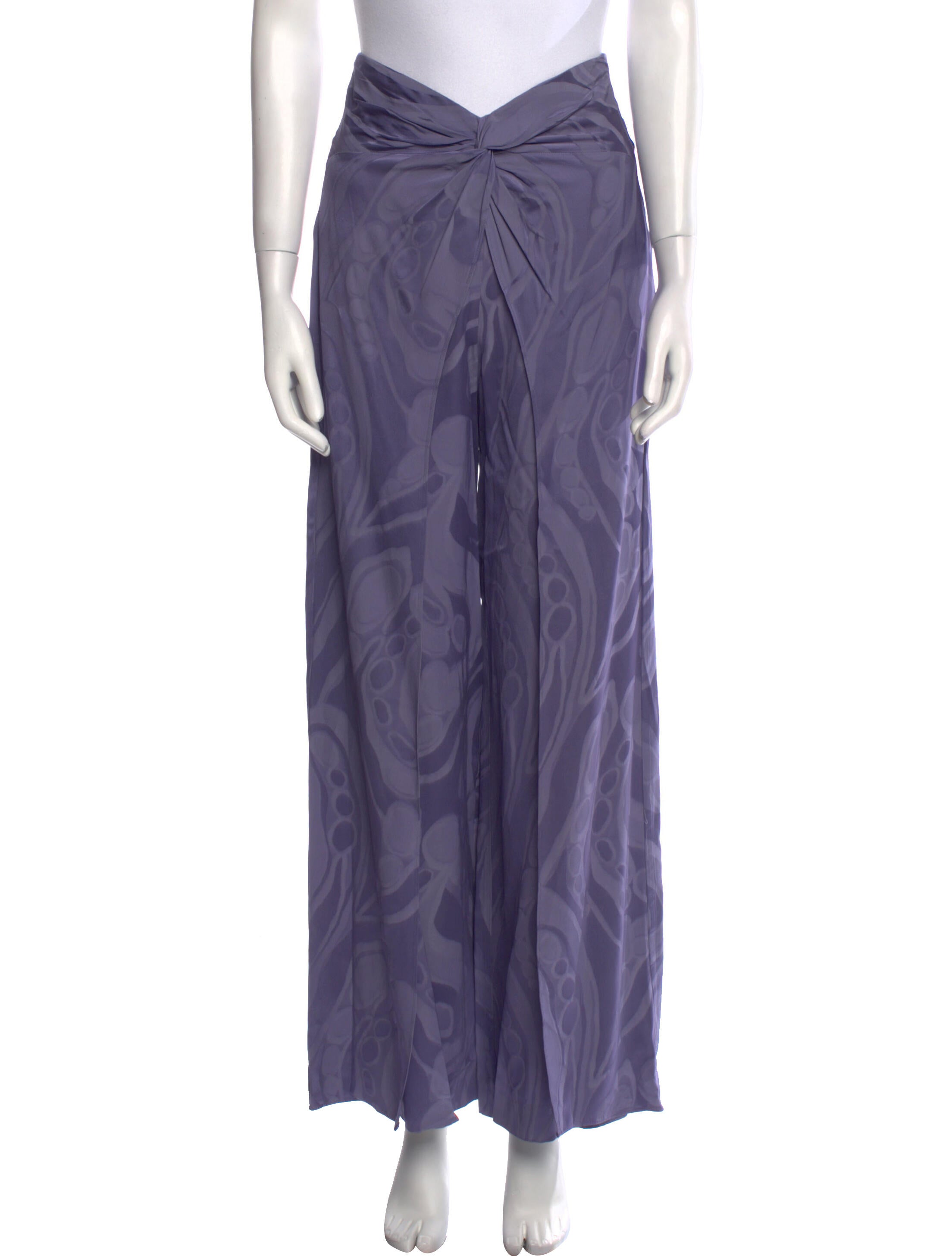 Silvia Tcherassi Printed Wide Leg Pants