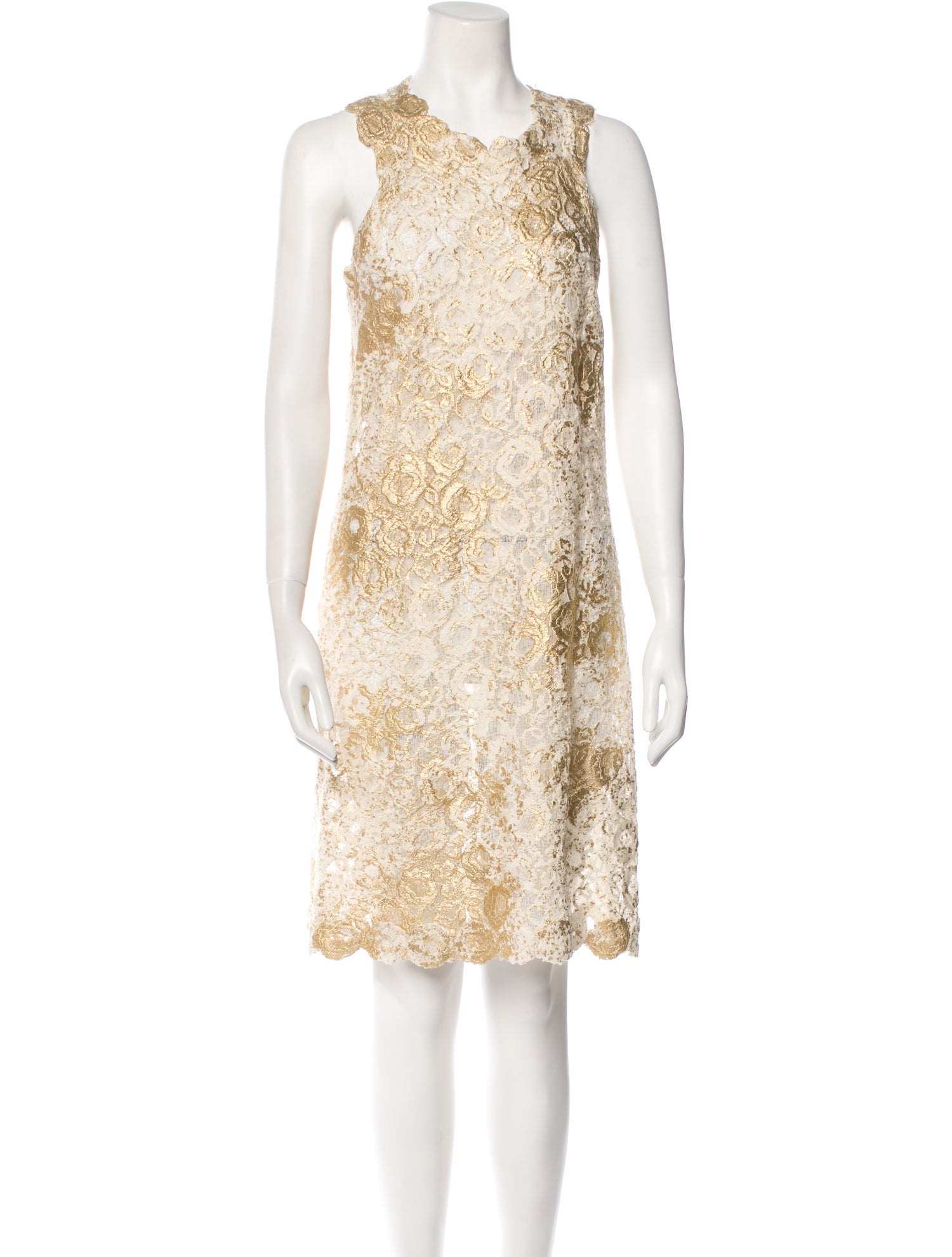 Silvia Tcherassi Crew Neck Knee-Length Dress