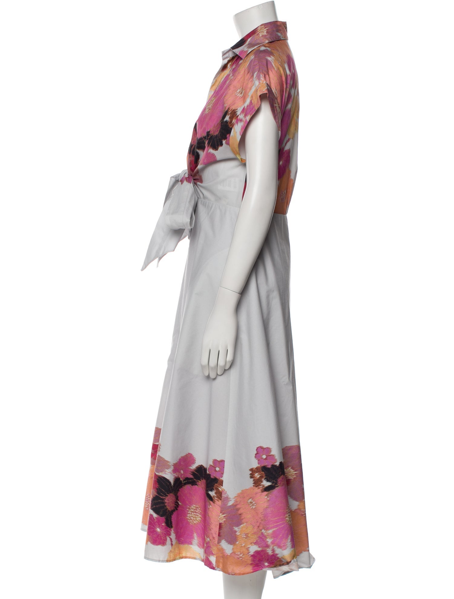 Silvia Tcherassi Floral Print Long Dress