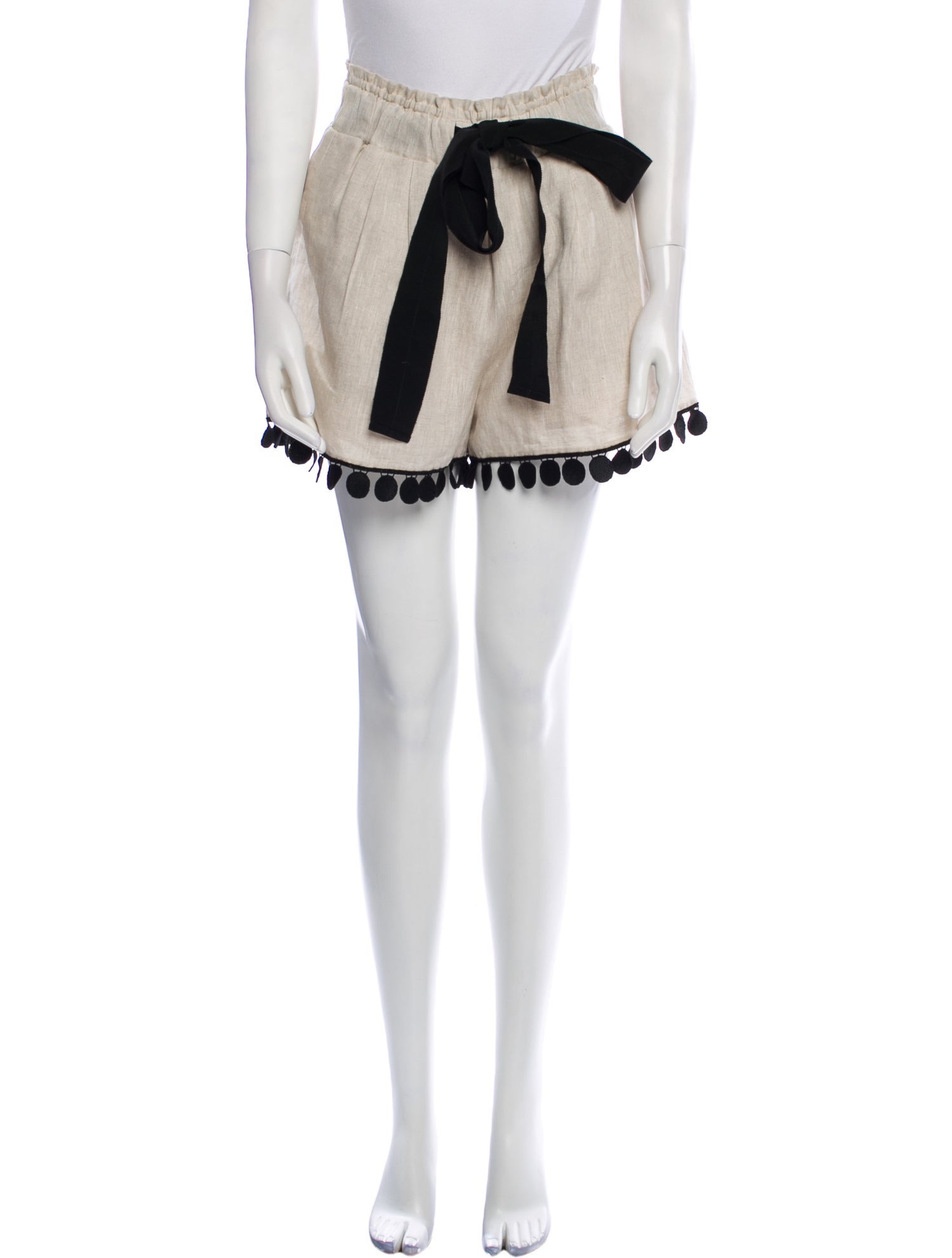 Silvia Tcherassi Linen Mini Shorts