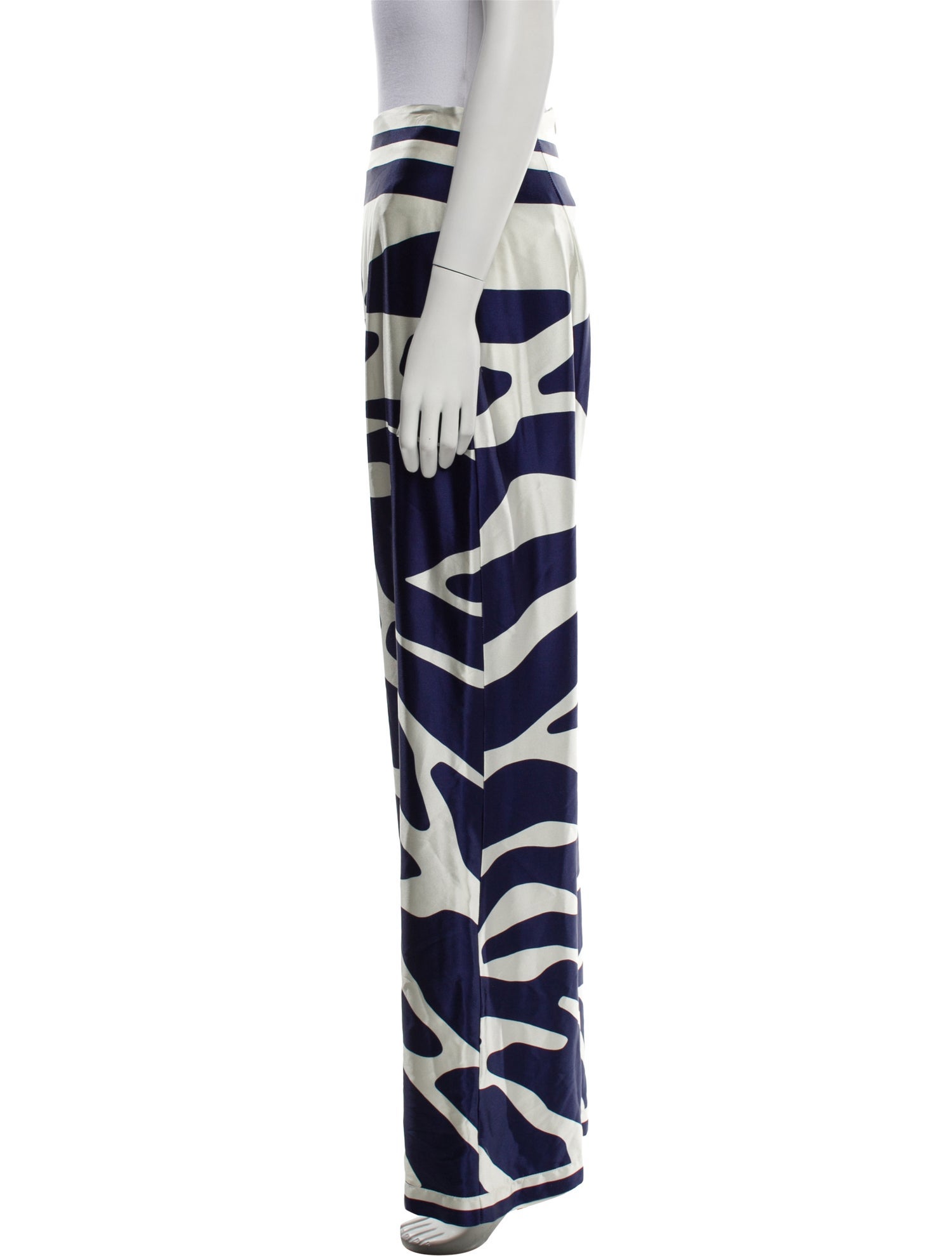 Silvia Tcherassi Silk Wide Leg Pants