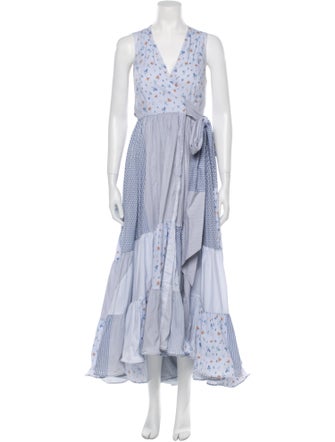 Silvia Tcherassi Printed Long Dress