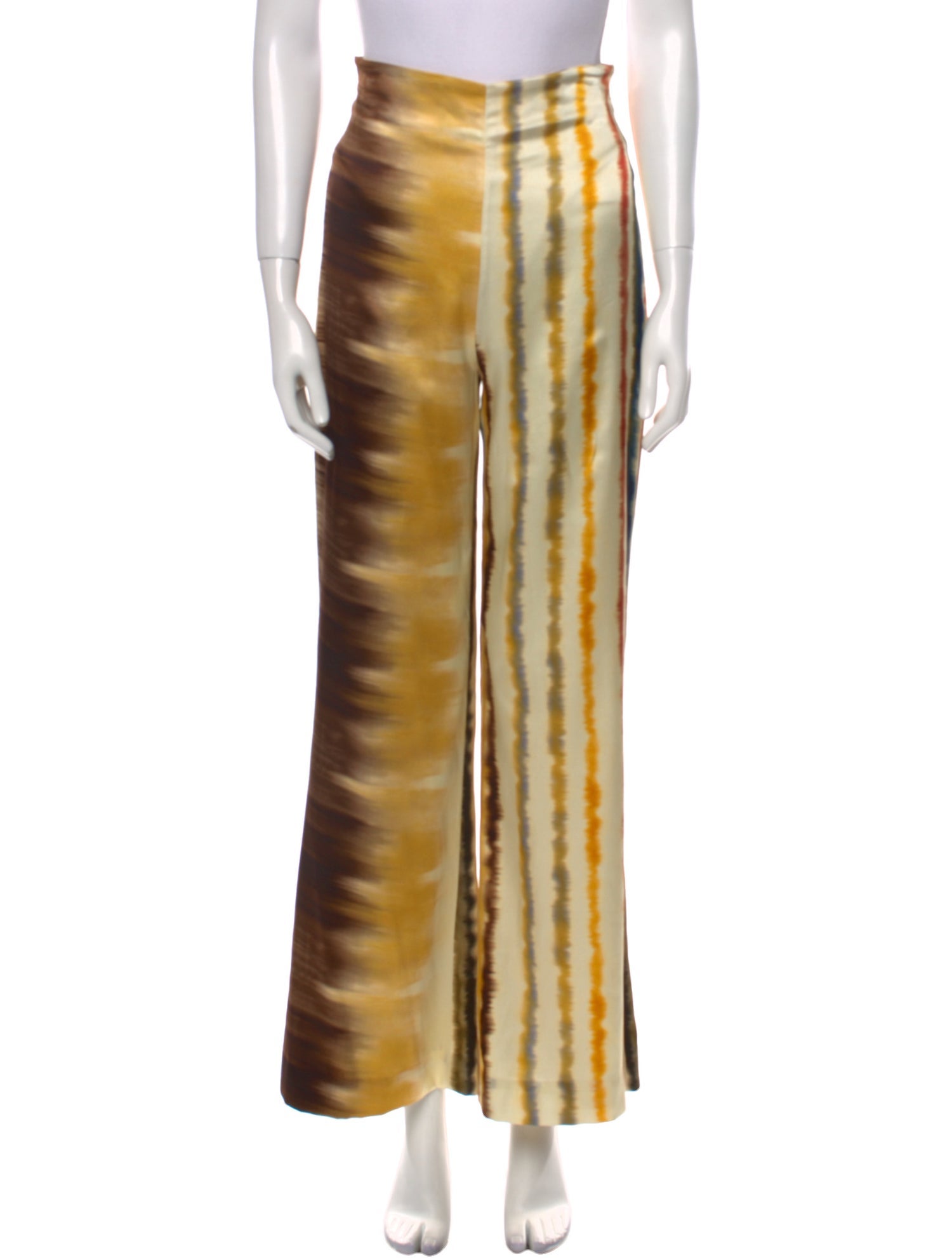 Silvia Tcherassi Silk Wide Leg Pants