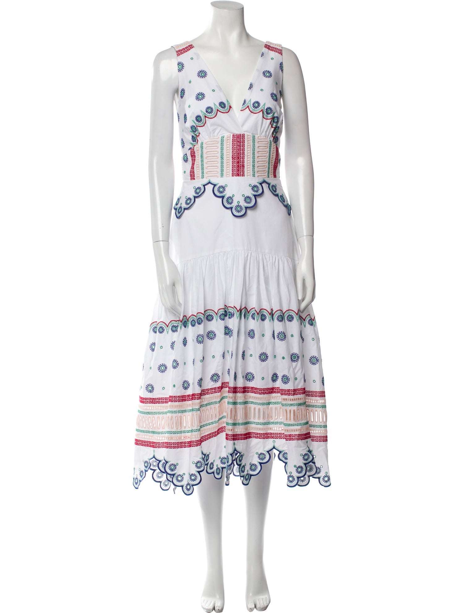 Silvia Tcherassi Printed Long Dress w/ Tags