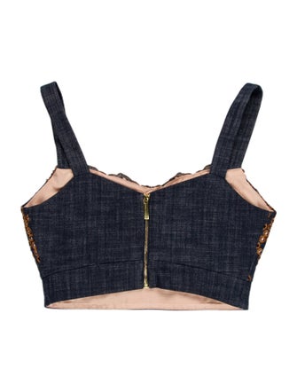 Silvia Tcherassi Printed Eyelet Trim Pant Set