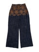 Silvia Tcherassi Printed Eyelet Trim Pant Set
