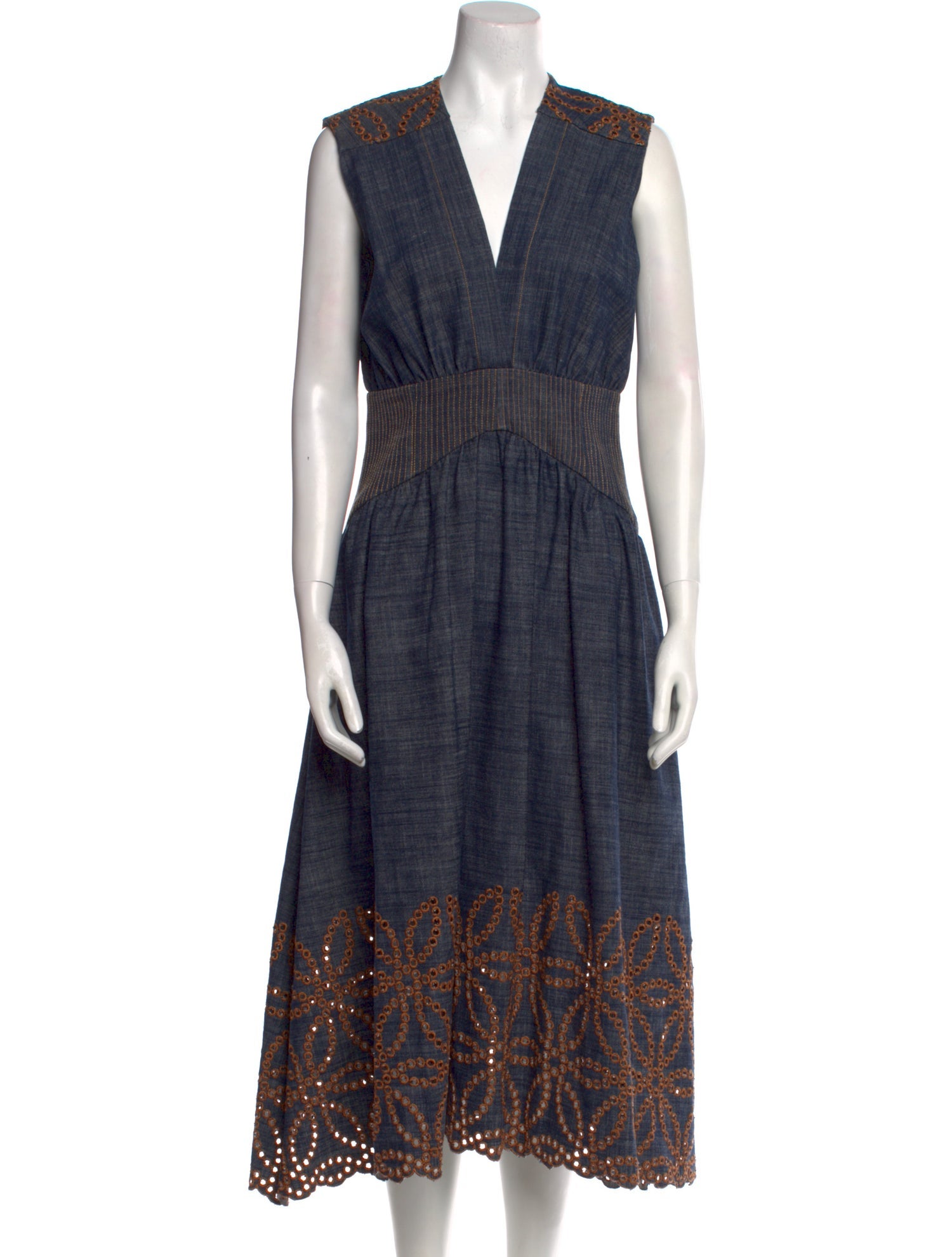 Silvia Tcherassi Printed Midi Length Dress