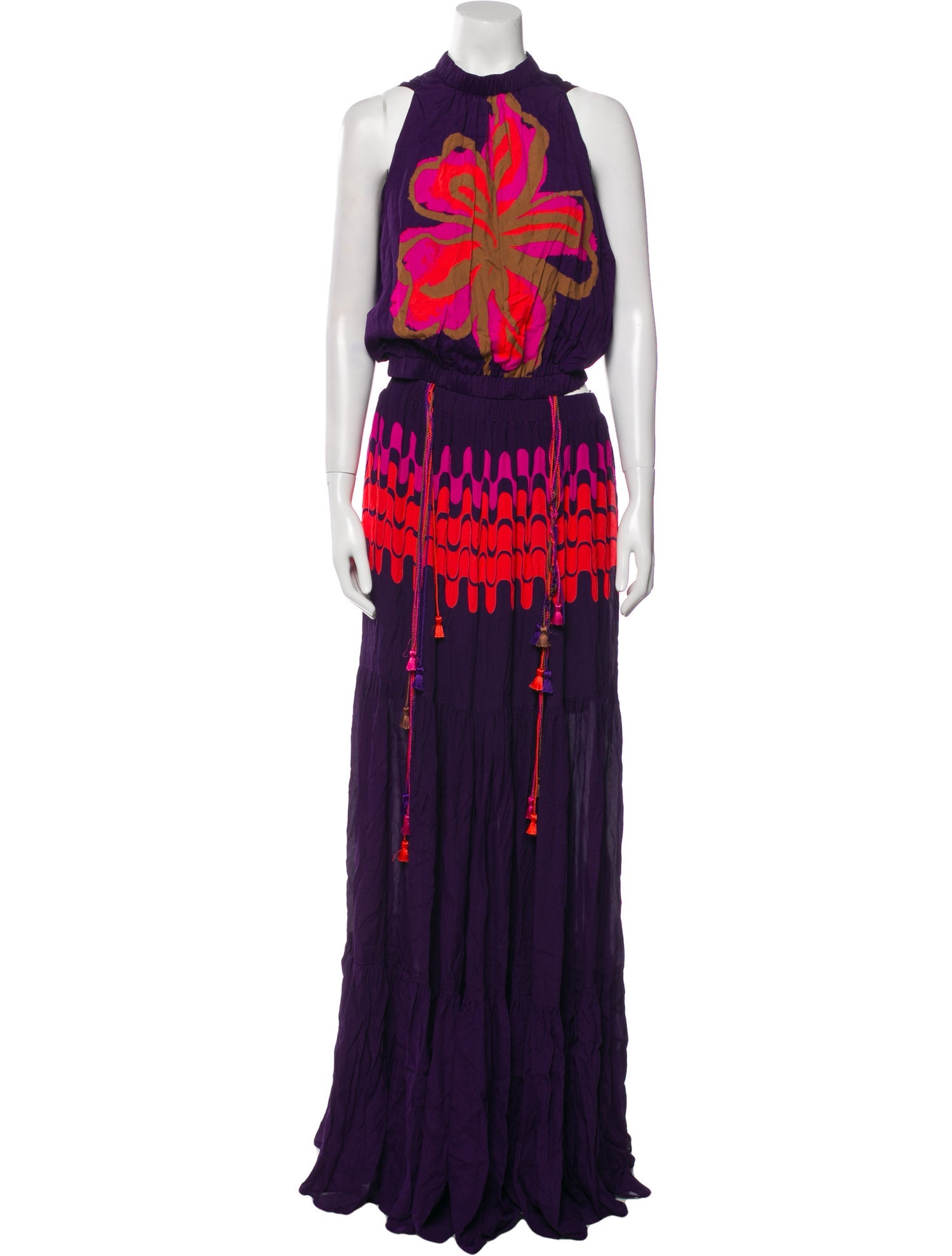 Silvia Tcherassi Printed Long Dress