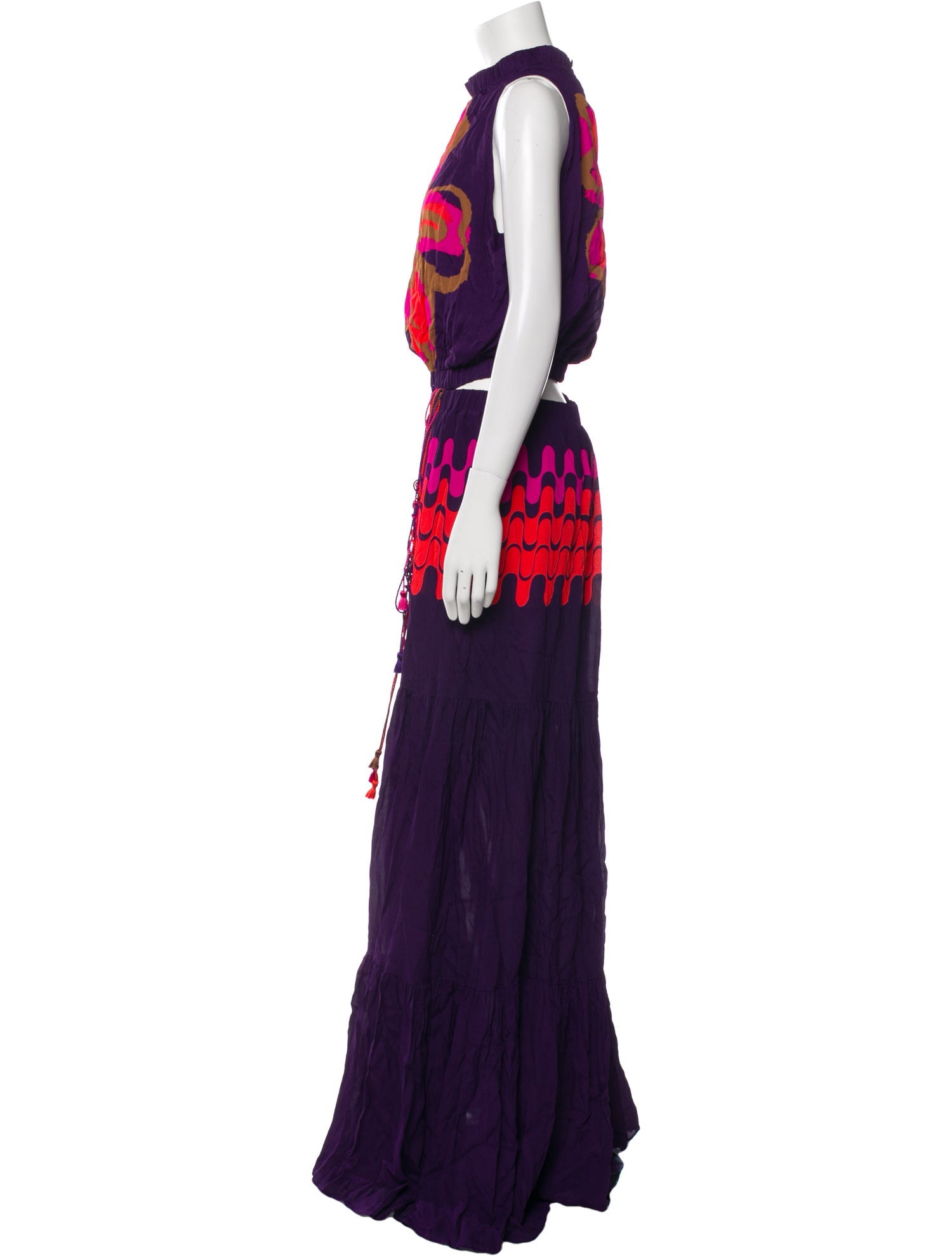 Silvia Tcherassi Printed Long Dress