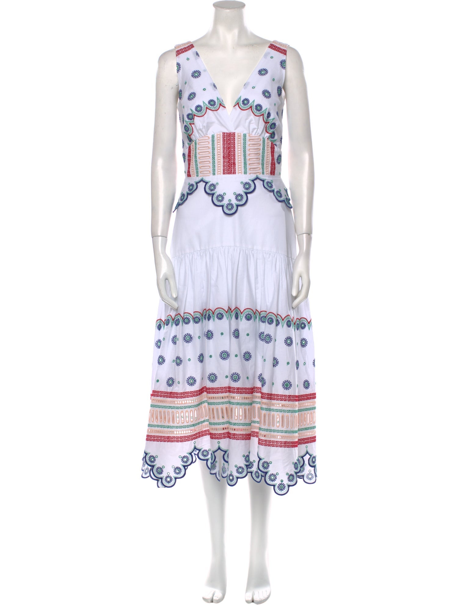 Silvia Tcherassi Printed Long Dress