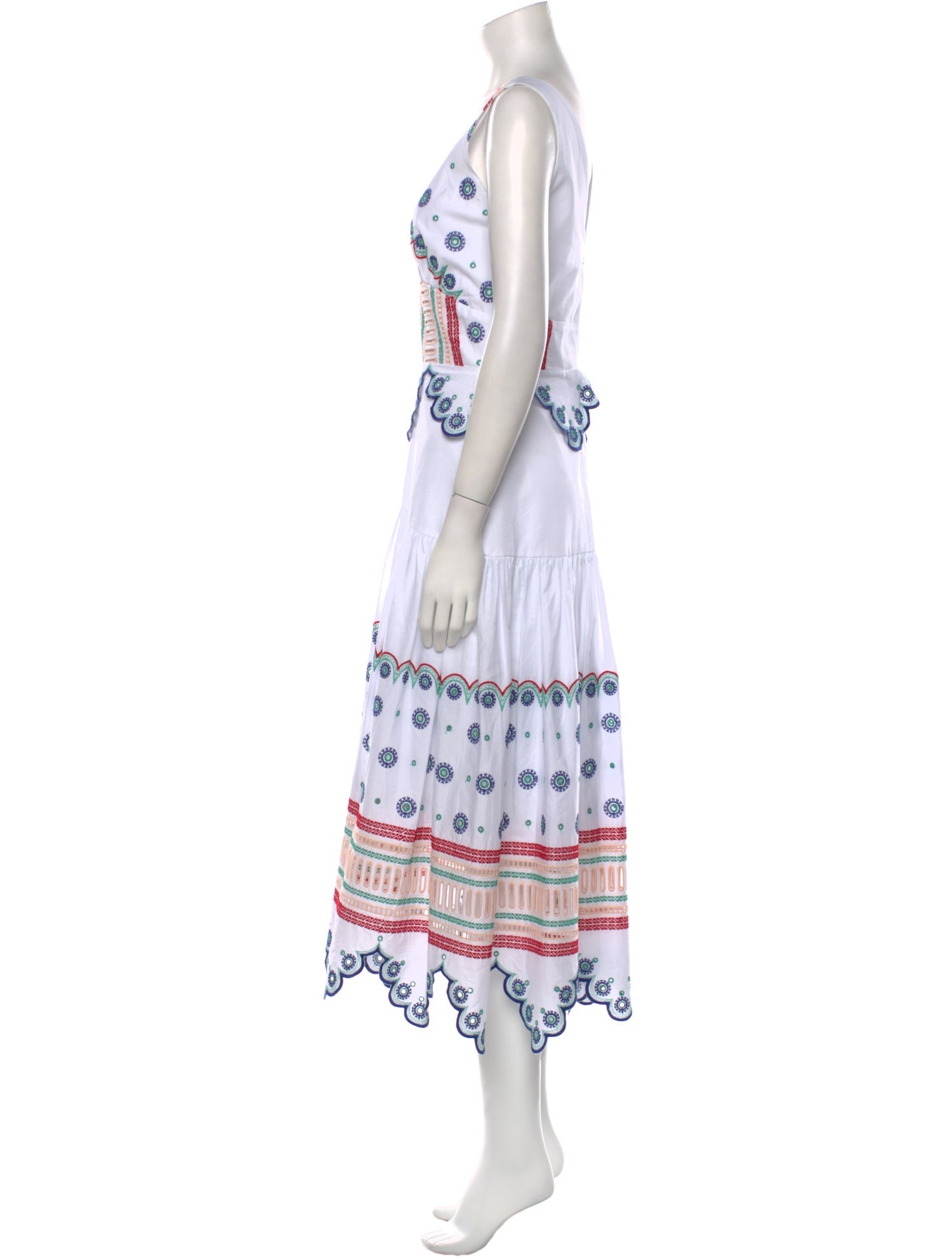 Silvia Tcherassi Printed Long Dress