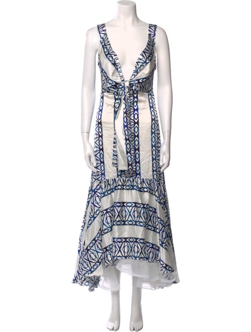 Silvia Tcherassi Silk Long Dress