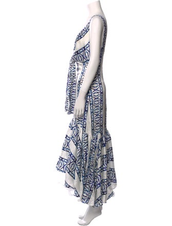 Silvia Tcherassi Silk Long Dress