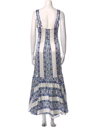 Silvia Tcherassi Silk Long Dress