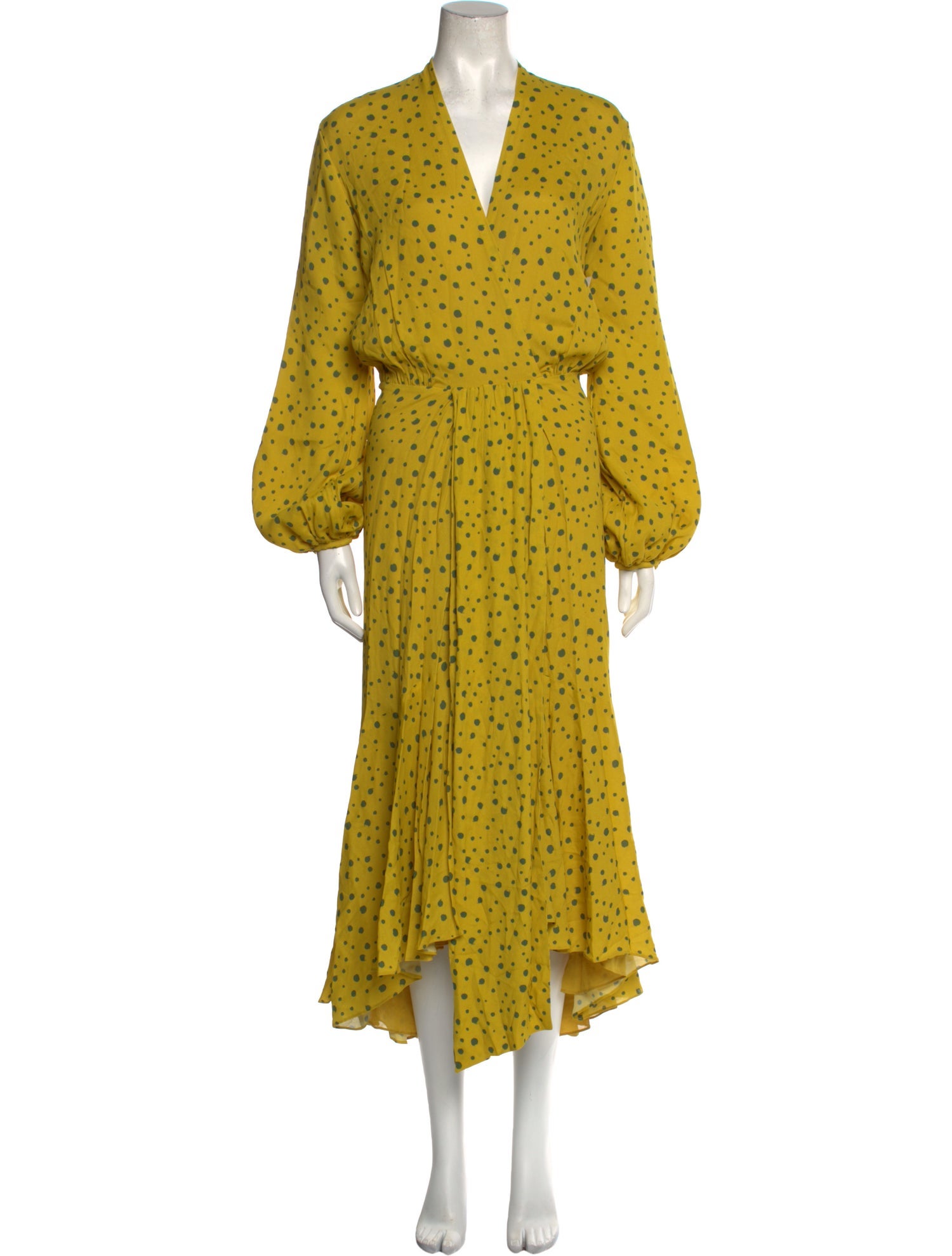 Silvia Tcherassi Polka Dot Print Long Dress